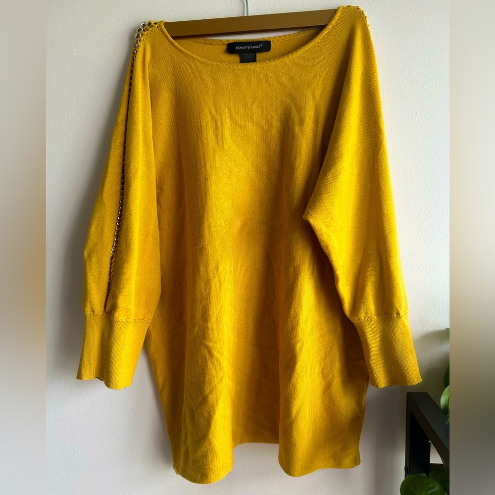 ashley stewart 1/2 sleeve blouse